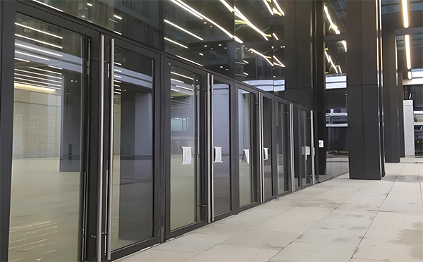 伊宁市玻璃地弹门