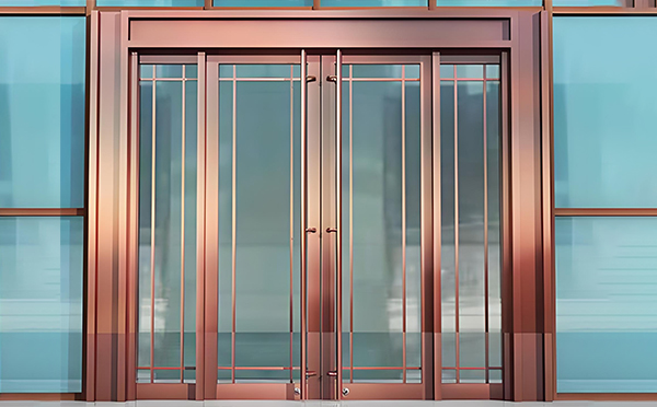 伊宁市玻璃地弹门